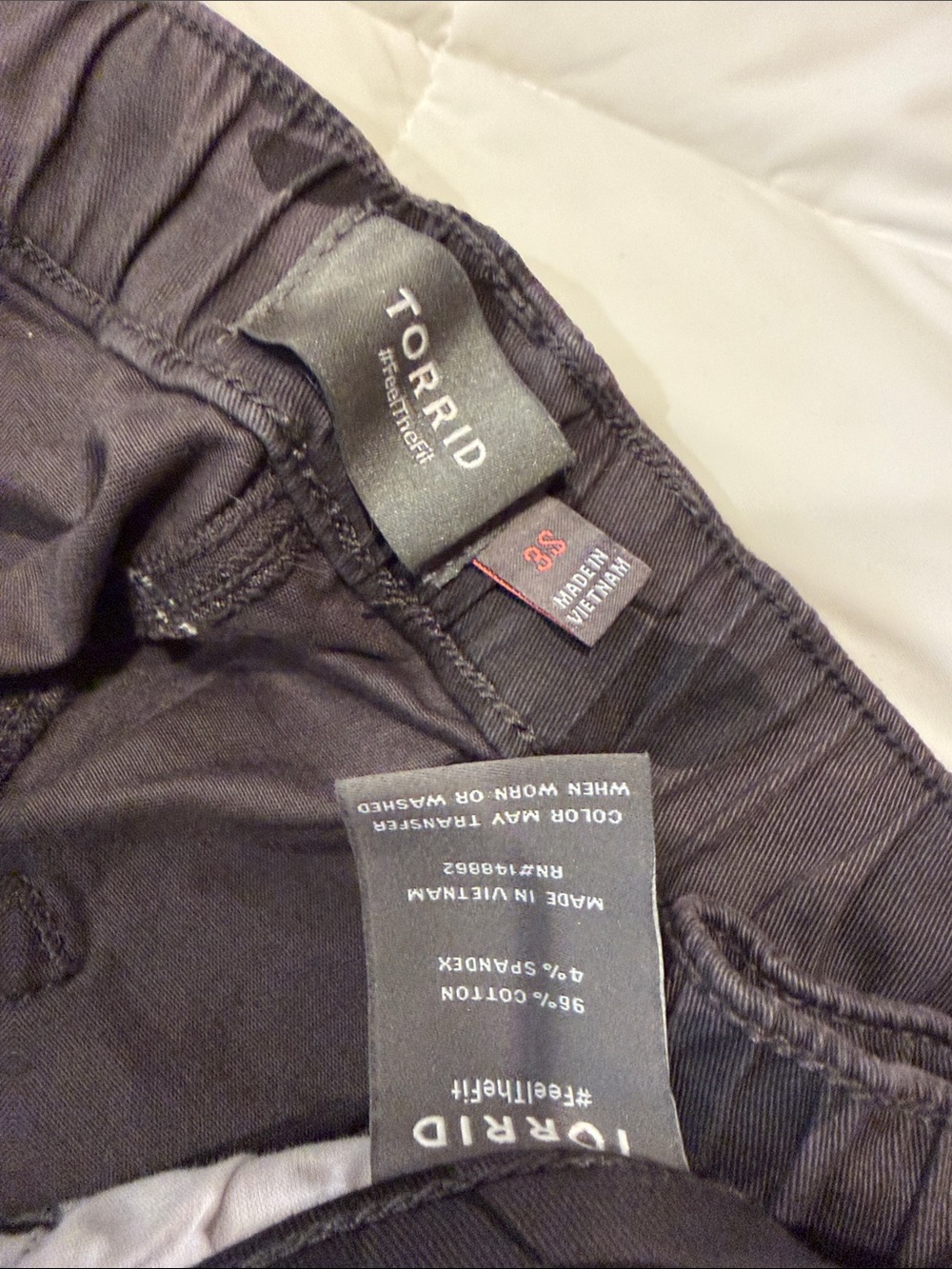 Women’s Gray Camo Drawstring Joggers - Picture 2 of 3
